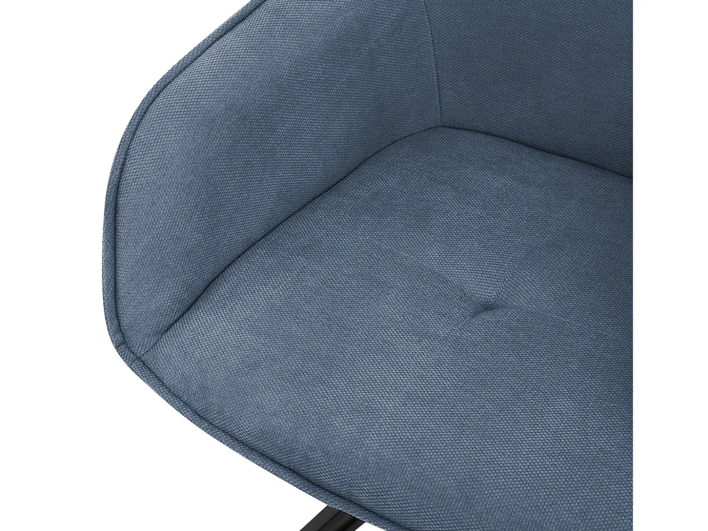 4 silla de comedor giratoria sillón giratorio 360 grados silla de salón azul
