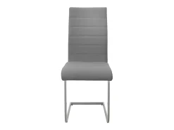 6 sillas de comedor basculante gris asientos cantilever de polipiel ergonómico