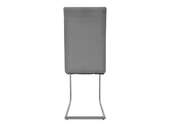 6 sillas de comedor basculante gris asientos cantilever de polipiel ergonómico