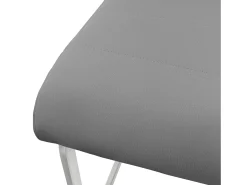 6 sillas de comedor basculante gris asientos cantilever de polipiel ergonómico