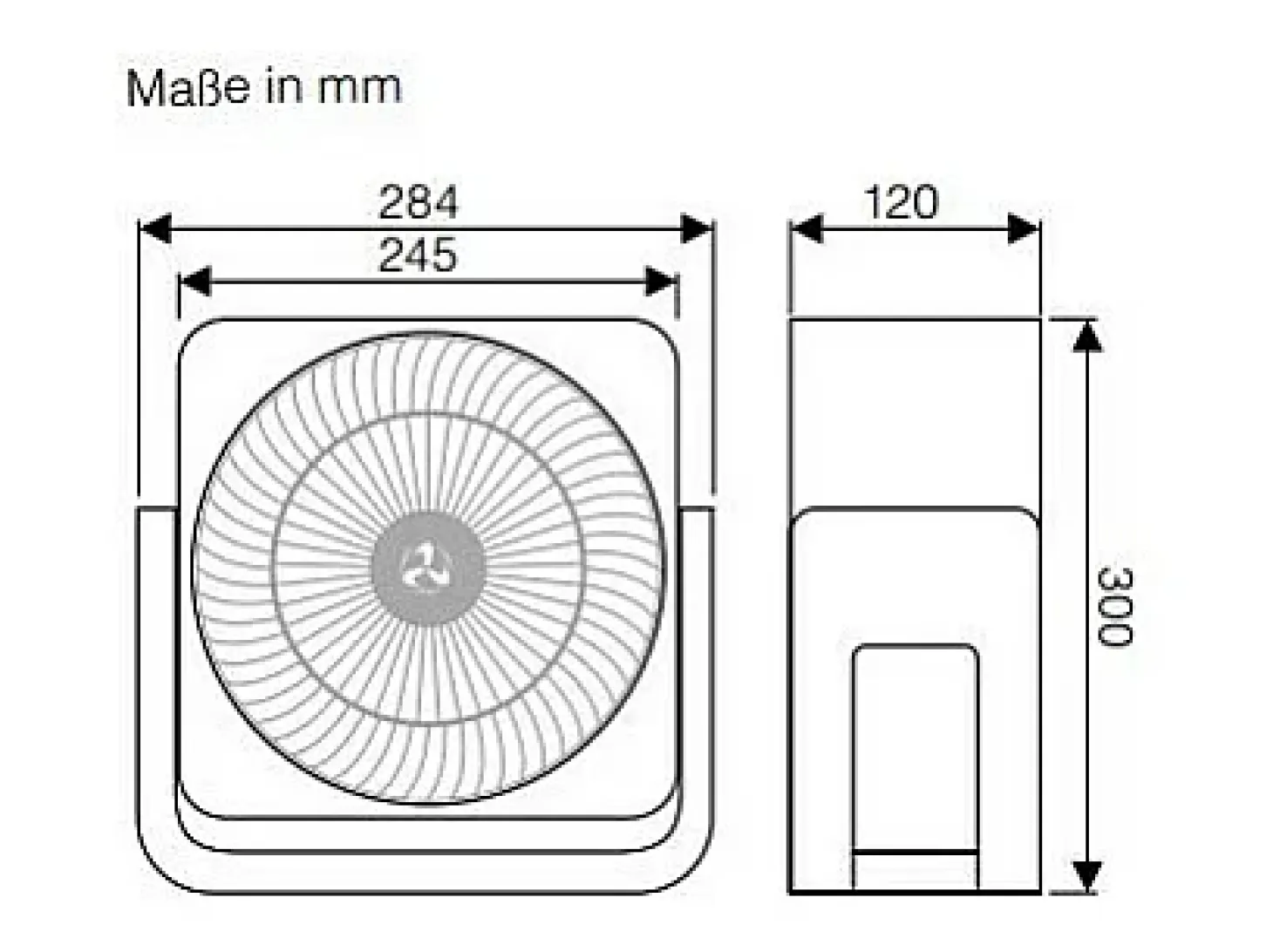 AIROS CIRCUBOX, ventilador de mesa blanco CasaFan