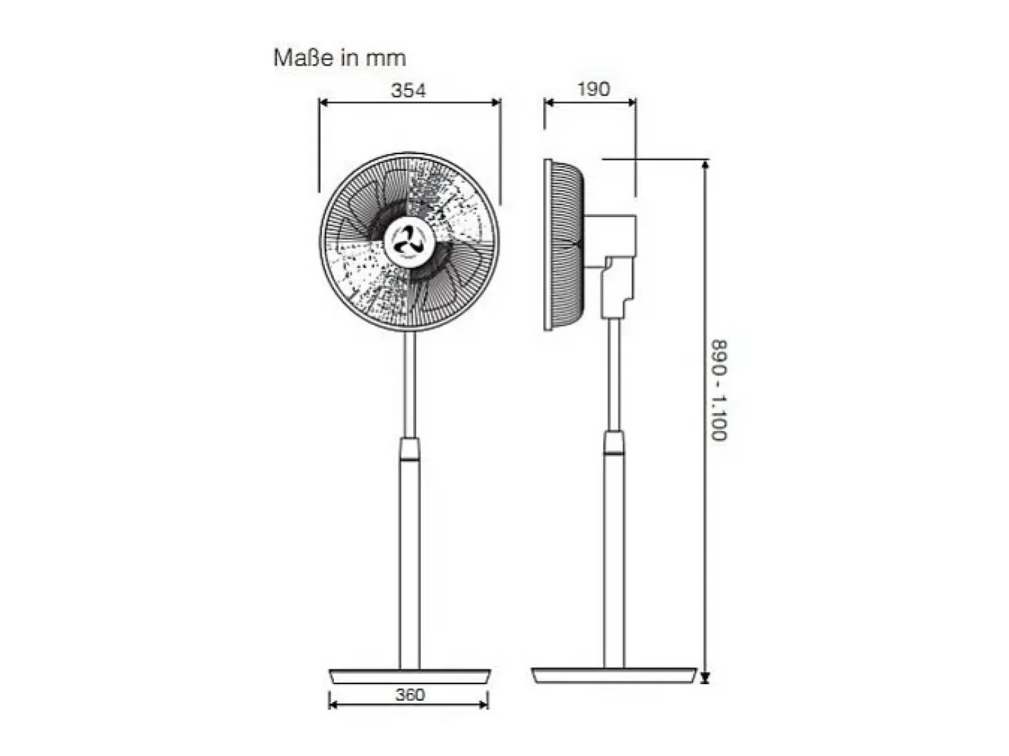 AIROS ECO SV 35 ventilador de suelo blanco Casafan