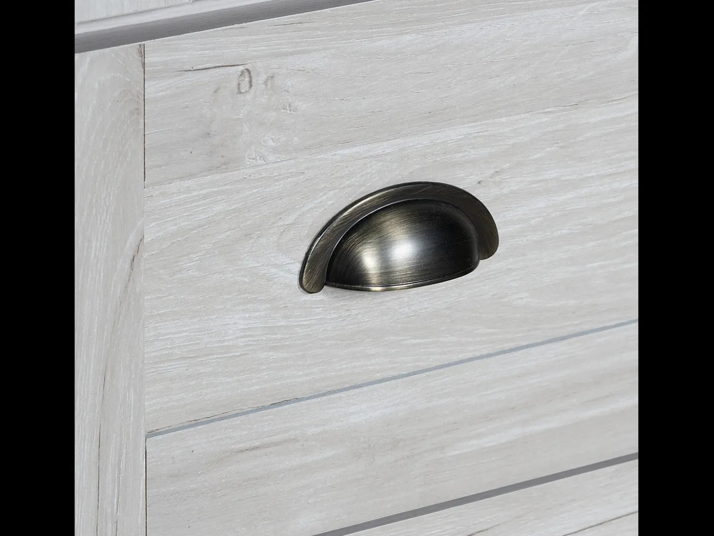 Alacena moderna - 80 x 34 x 171 cm - con 2 puertas de cristal + 3 cajones - aglomerado - natural claro