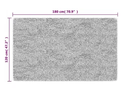 Alfombra antideslizante lavable 120x180 cm beige claro
