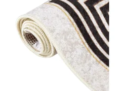 Alfombra antideslizante lavable 120x180 cm beige claro