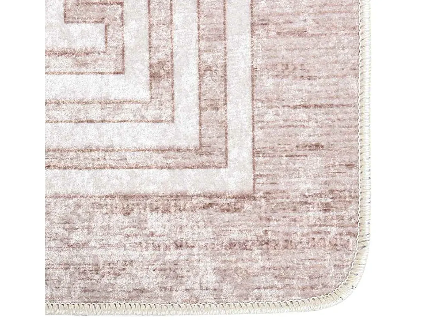 Alfombra antideslizante lavable 160x230 cm beige