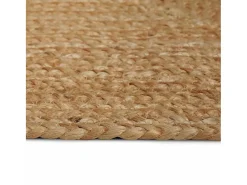 Alfombra beige 80 x 200 cm Yute