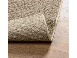 Alfombra beige ZIZUR 200x290 cm efecto yute para interior y exterior