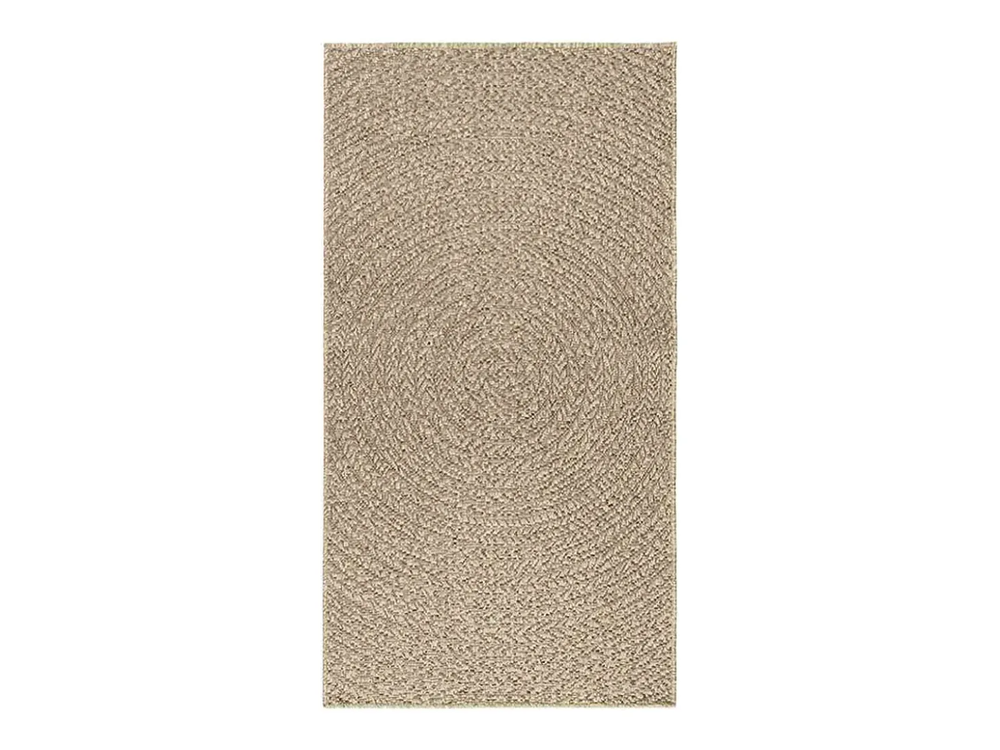 Alfombra beige ZIZUR 80x150 cm efecto yute interior exterior