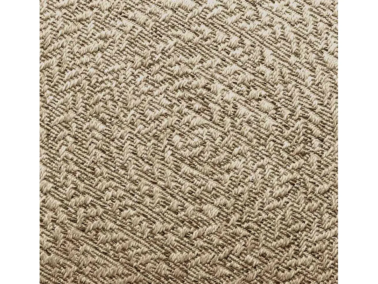 Alfombra beige ZIZUR 80x150 cm efecto yute interior exterior