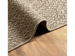 Alfombra beige ZIZUR 80x150 cm efecto yute interior exterior