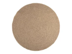 Alfombra de 160 cm con aspecto de yute, para interior y exterior