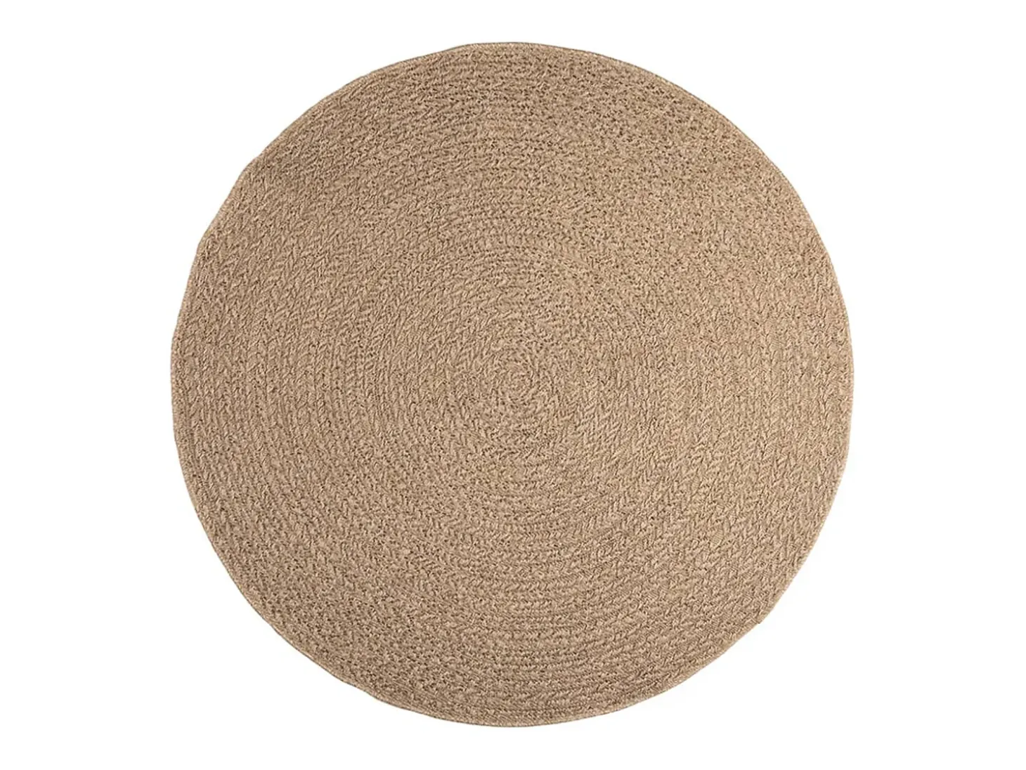 Alfombra de 160 cm con aspecto de yute, para interior y exterior