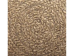 Alfombra de 90 cm con aspecto de yute, para interior y exterior