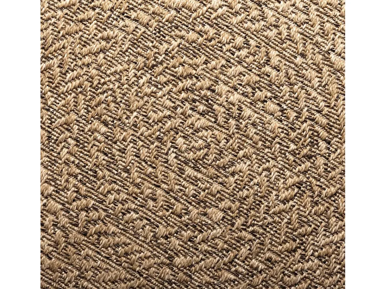 Alfombra de 90 cm con aspecto de yute, para interior y exterior