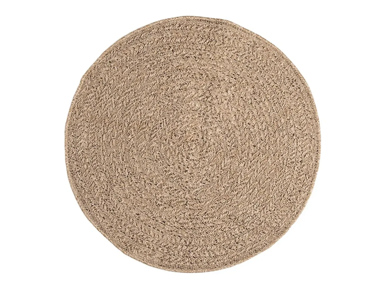Alfombra de 90 cm con aspecto de yute, para interior y exterior