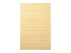 Alfombra de bambú 100x160 cm Natural
