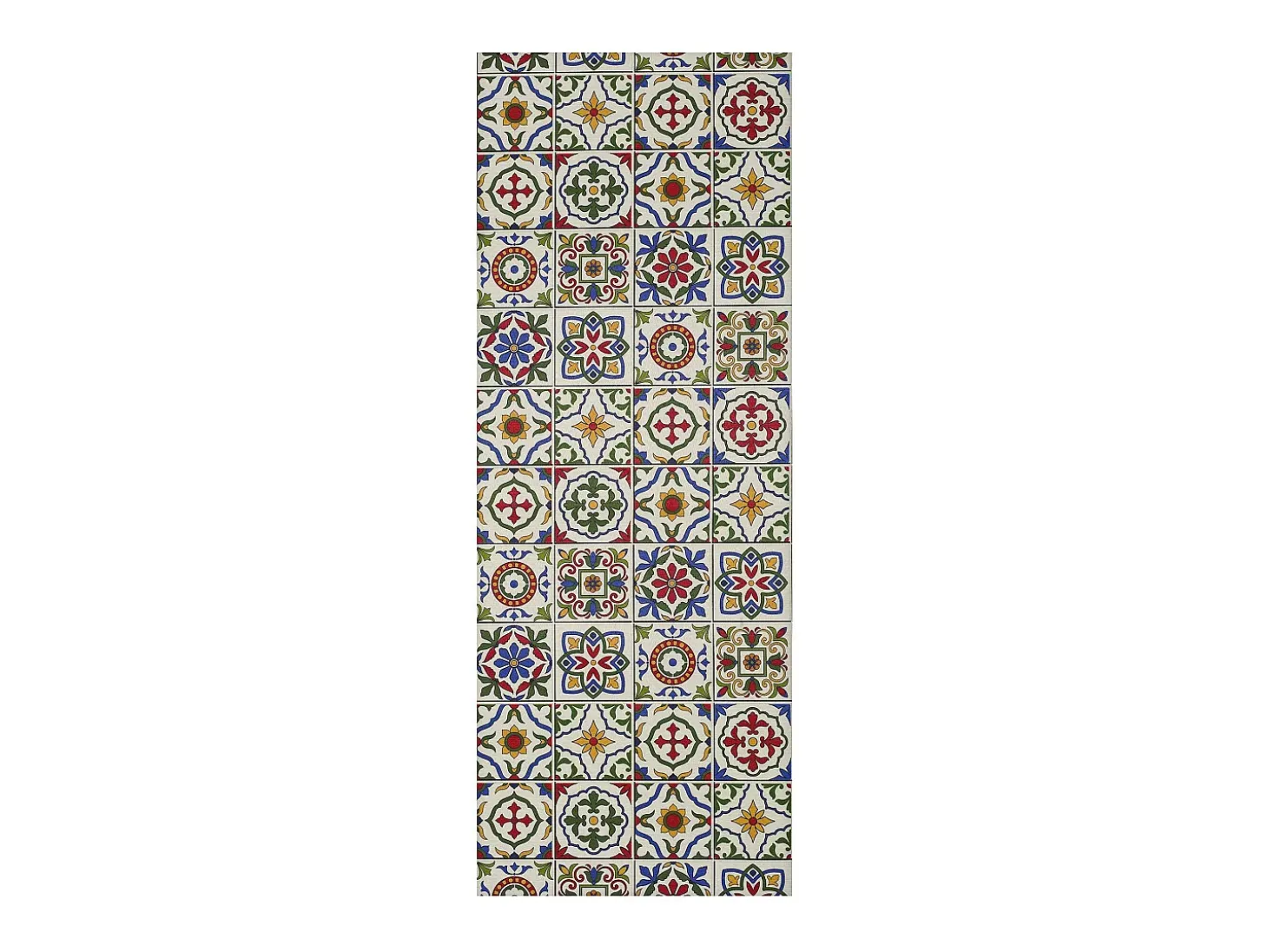 Alfombra de cocina - Diseños bohemios - multicolor - 52 x 200 cm - SPRINTY