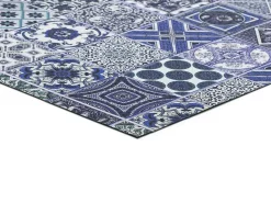 Alfombra de cocina - Diseños bohemios - azul - 52 x 200 cm - SPRINTY