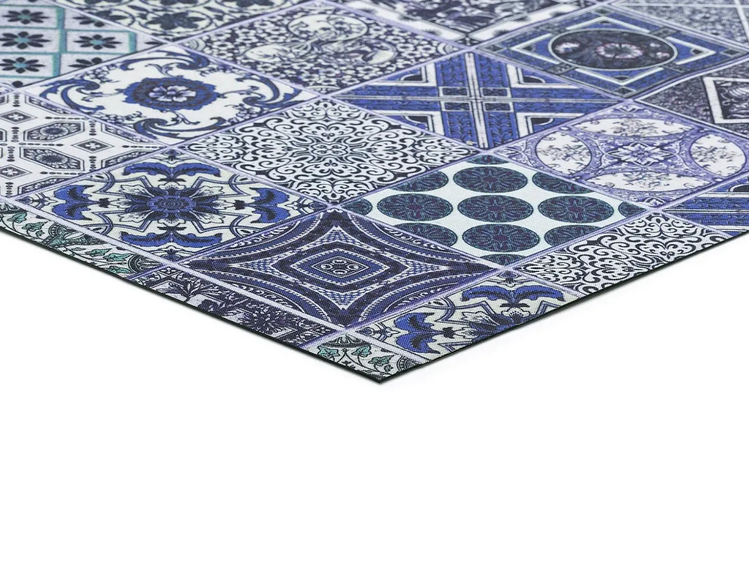 Alfombra de cocina - Diseños bohemios - azul - 52 x 200 cm - SPRINTY