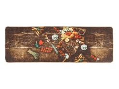 Alfombra de cocina lavable antideslizante multicolor 60x180 cm ES255892