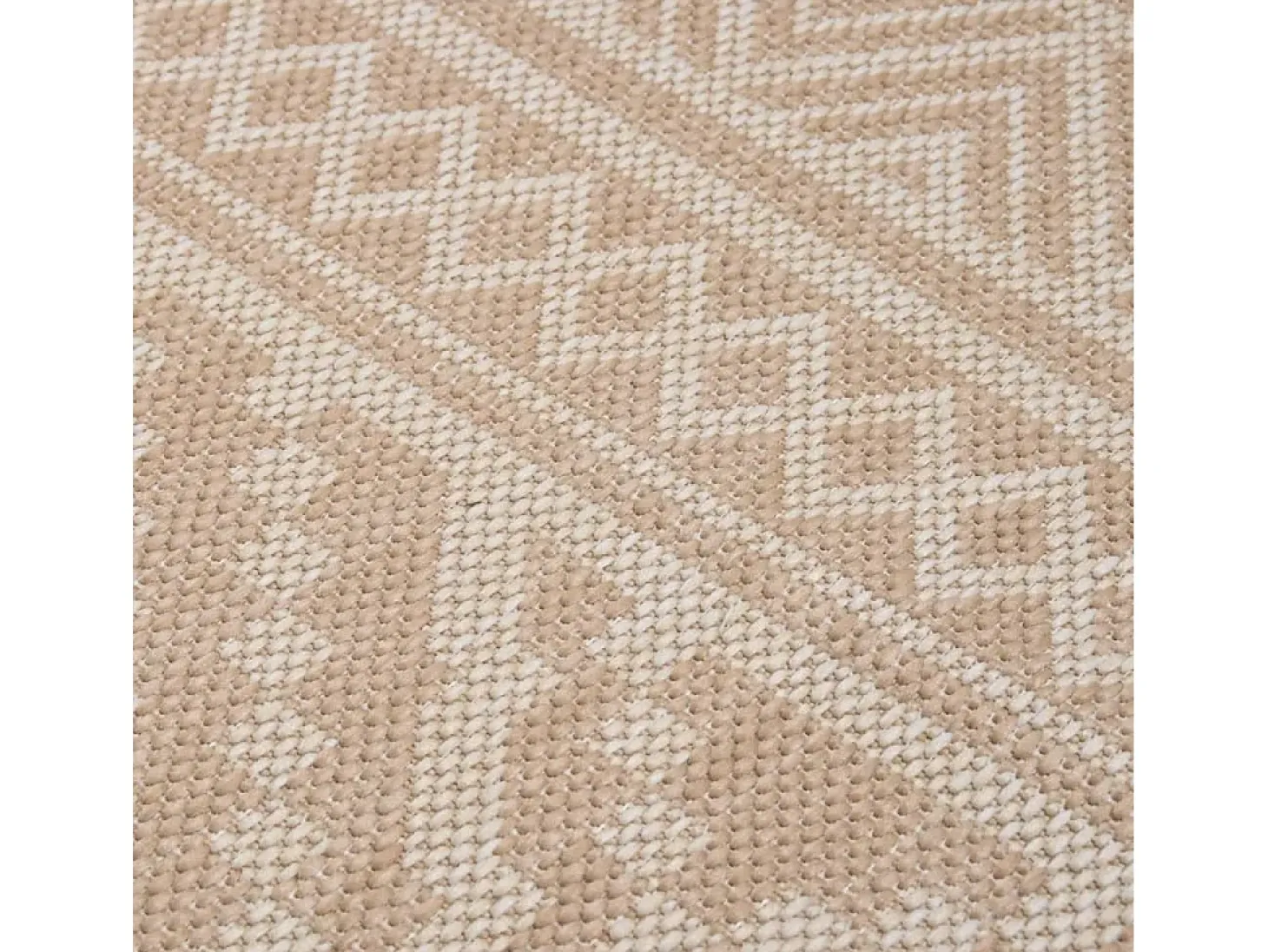Alfombra de exterior de tejido plano 200x280 cm Rayas marrones