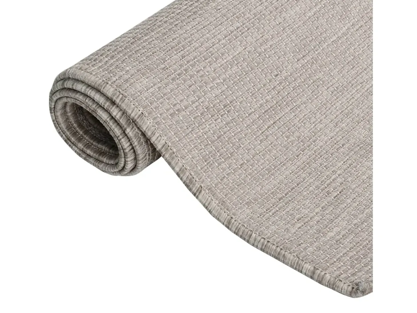 Alfombra de exterior de tejido plano 160x230 cm Taupe