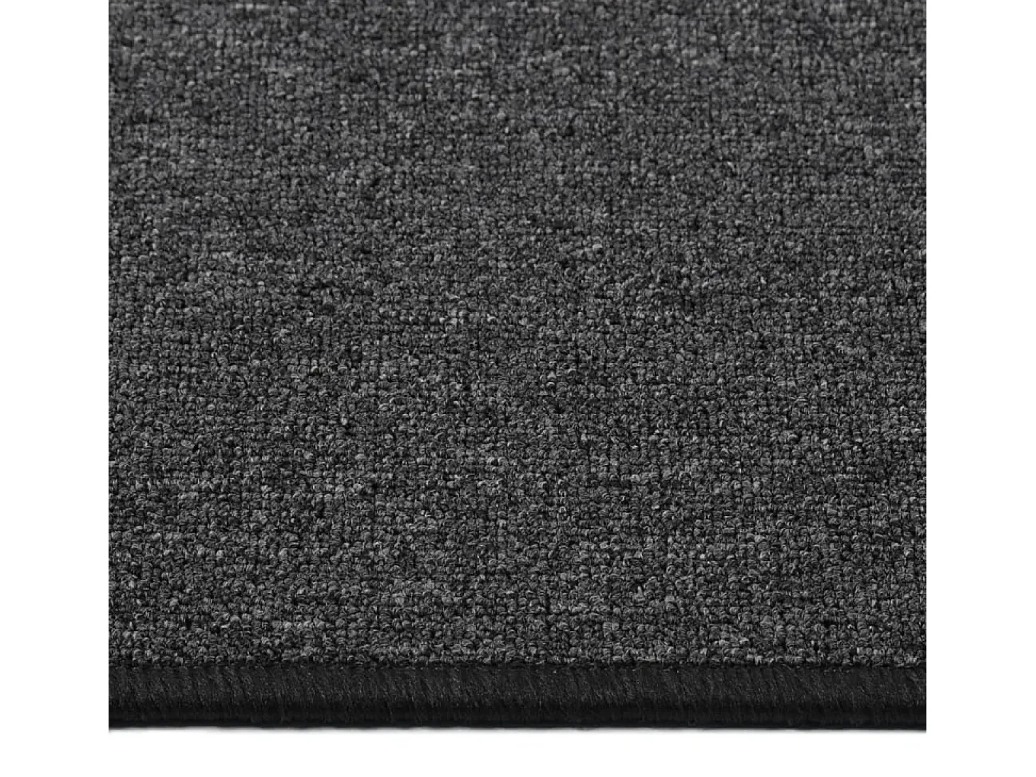 Alfombra de pasillo antracita 80x300 cm