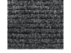 Alfombra de pasillo atrapa suciedad 100x150 cm gris antracita