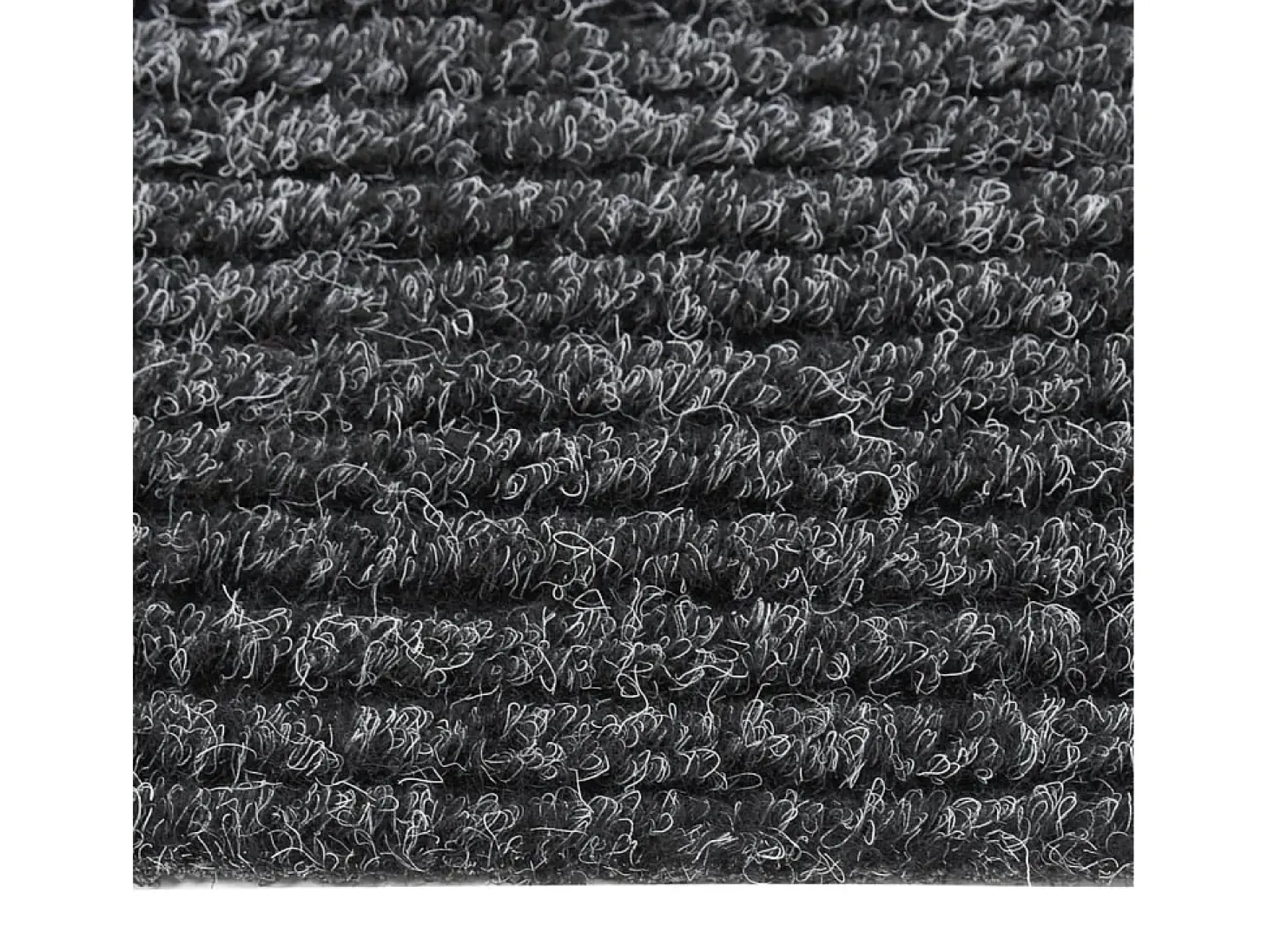 Alfombra de pasillo atrapa suciedad 100x100 cm gris antracita