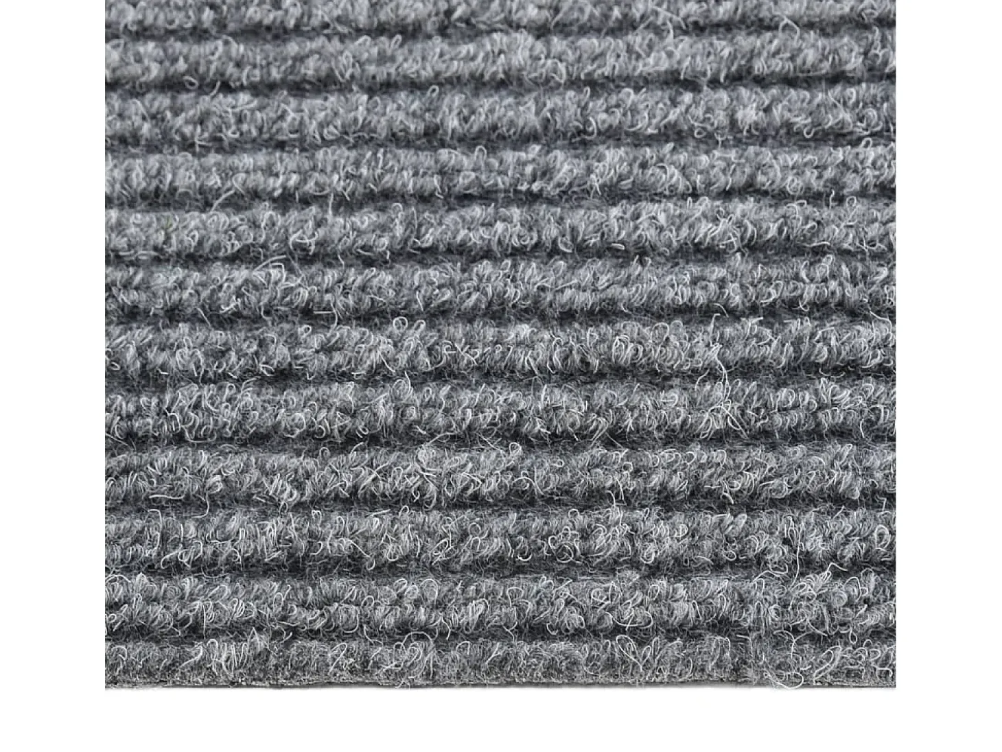 Alfombra de pasillo atrapa suciedad 100x200 cm gris