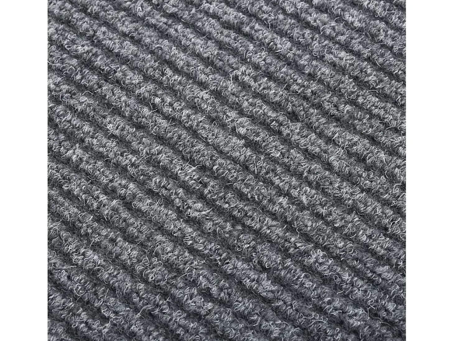 Alfombra de pasillo atrapa suciedad 100x200 cm gris