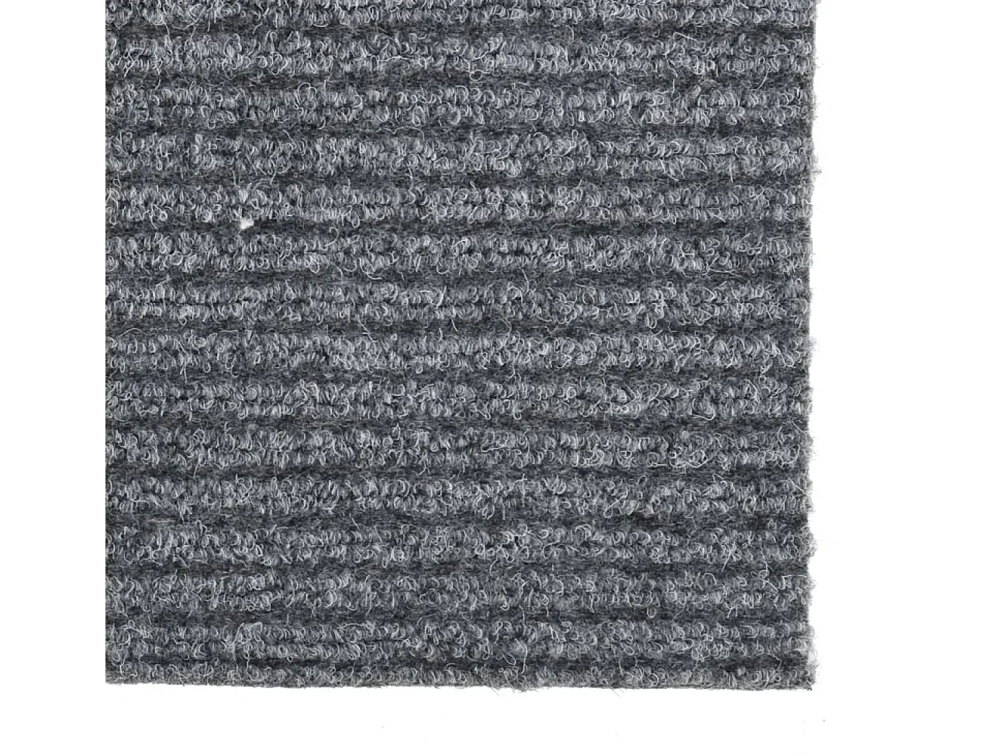 Alfombra de pasillo atrapa suciedad 100x200 cm gris