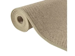 Alfombra de pasillo efecto sisal arena 80x300 cm