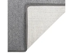 Alfombra de pasillo gris oscuro 80x250 cm