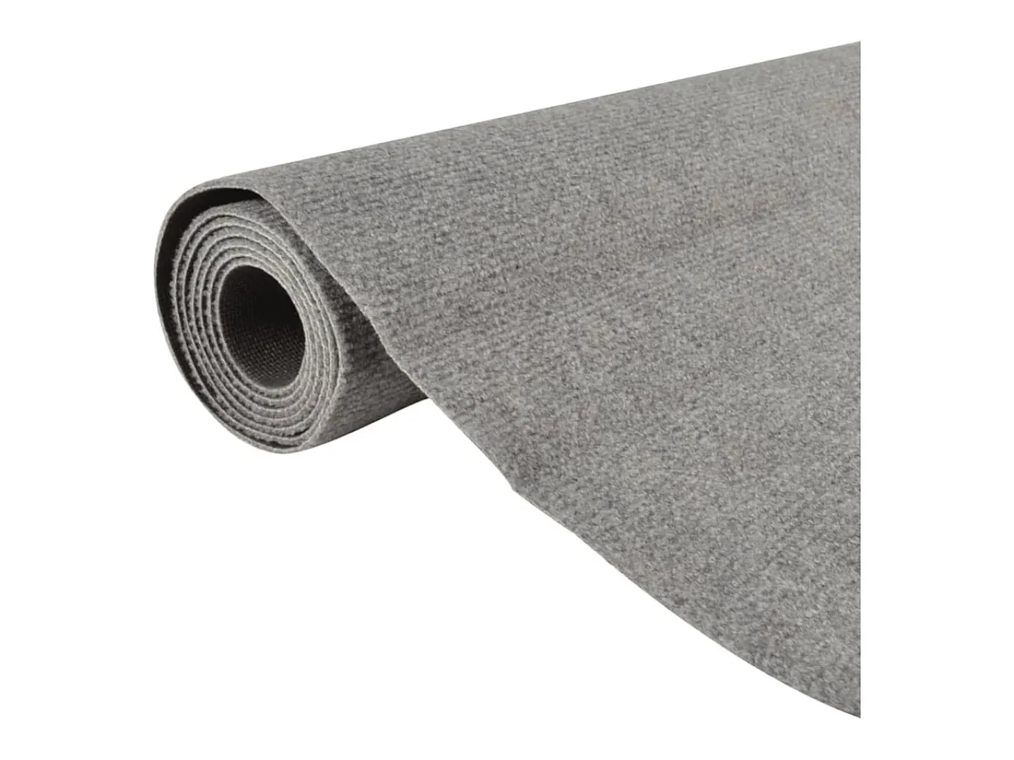 Alfombra de pasillo gris 60x180 cm