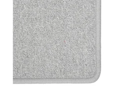 Alfombra de pasillo gris claro 50x250 cm