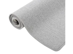 Alfombra de pasillo gris claro 50x250 cm