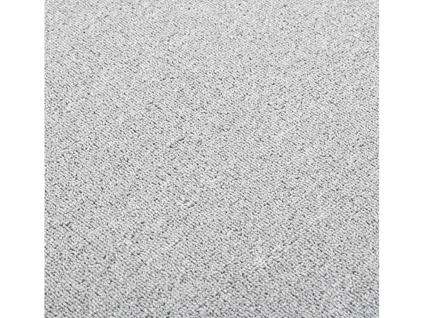 Alfombra de pasillo gris claro 80x400 cm