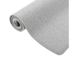 Alfombra de pasillo gris claro 80x400 cm