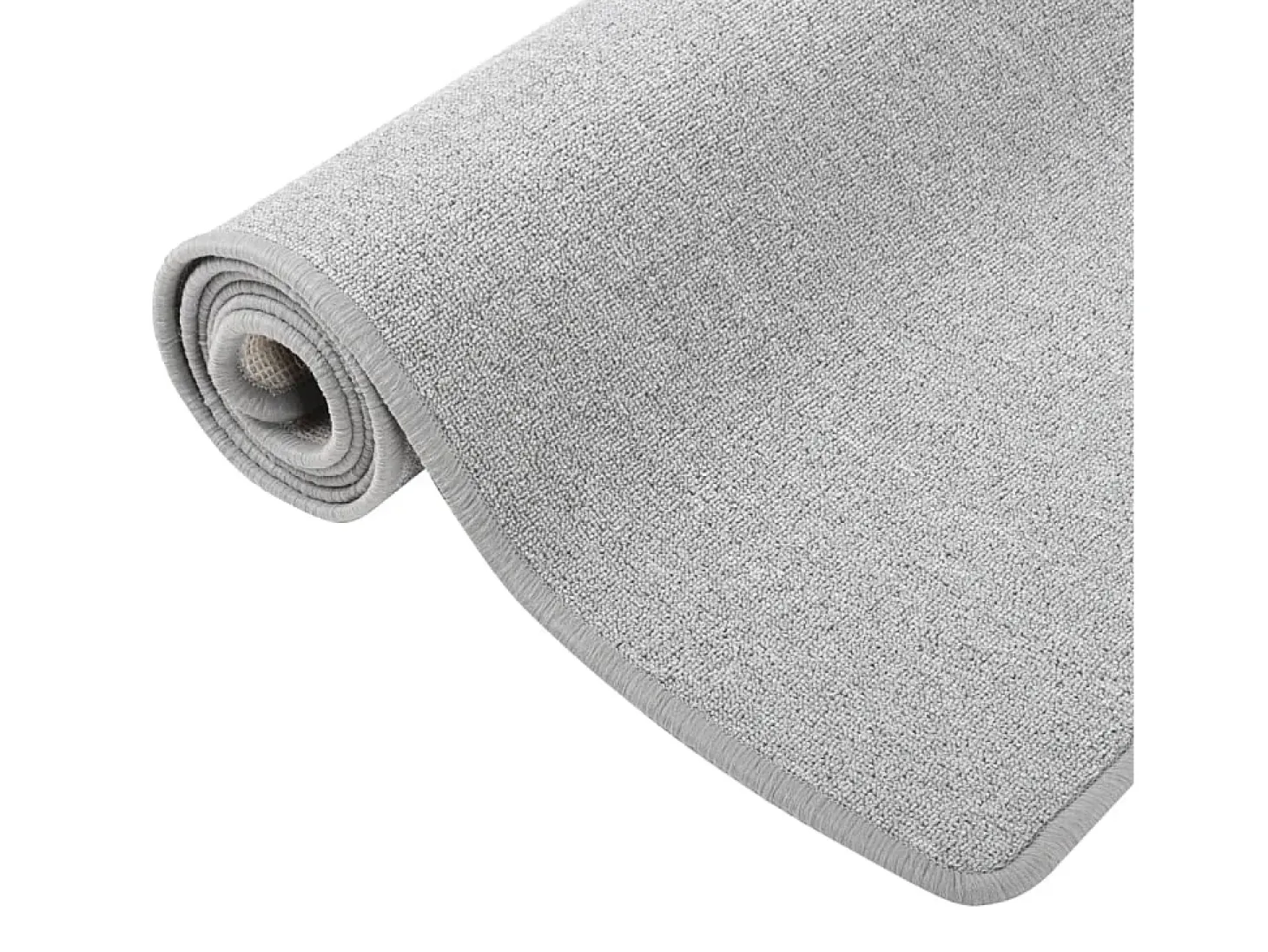 Alfombra de pasillo gris claro 80x400 cm