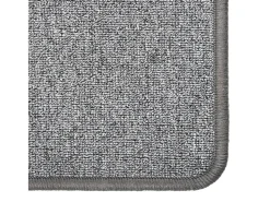 Alfombra de pasillo gris oscuro 50x200 cm