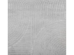 Alfombra de pelo corto IZA estilo escandinavo gris Ø 80 cm