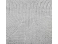 Alfombra de pelo corto IZA estilo escandinavo gris 240x340 cm