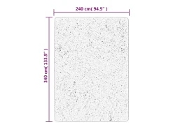 Alfombra de pelo corto OVIEDO beige 240x340 cm