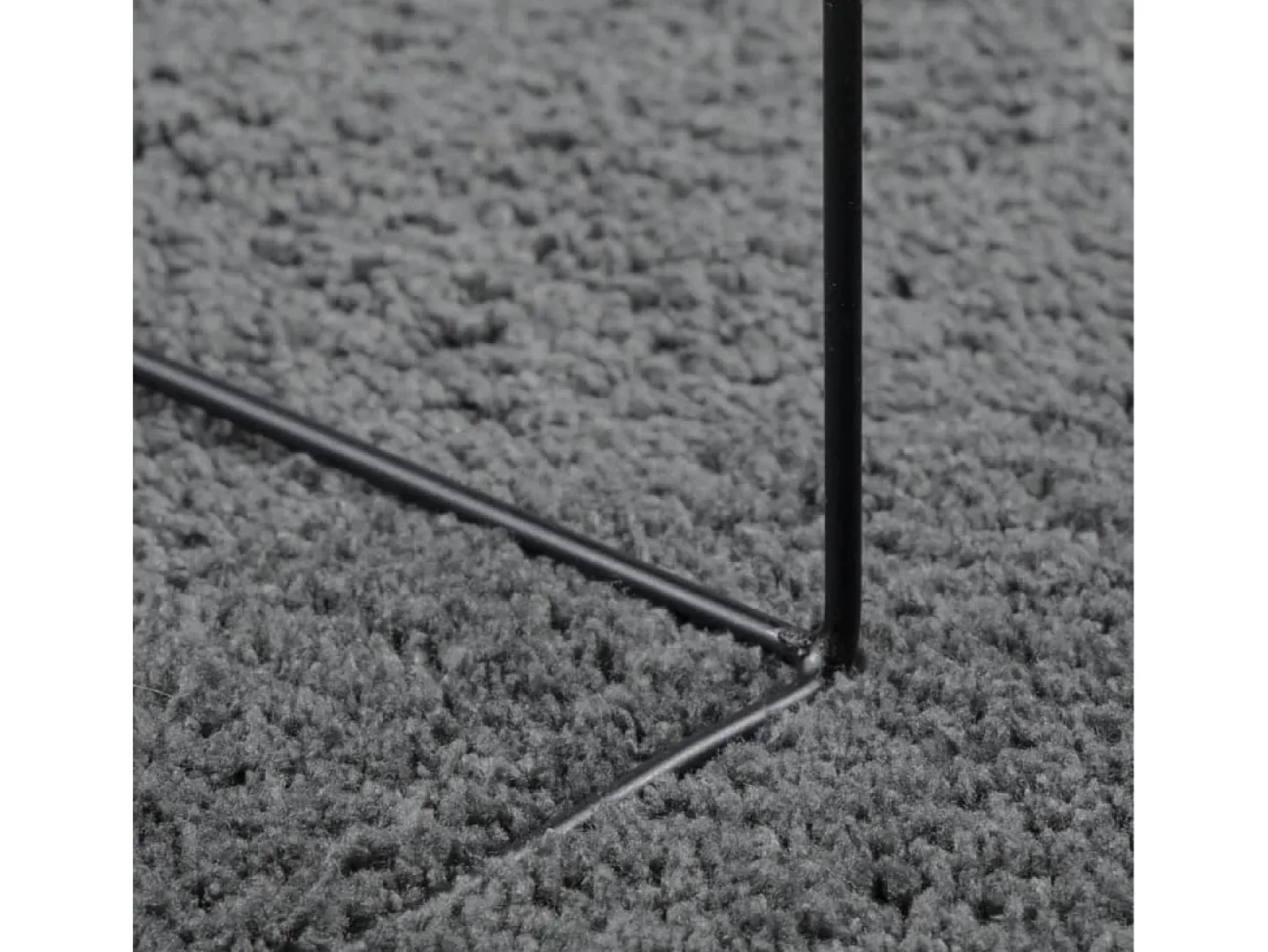 Alfombra de pelo corto OVIEDO antracita 240x340 cm