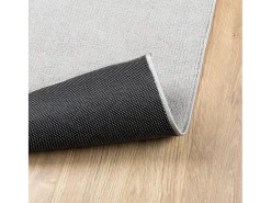 Alfombra de pelo corto OVIEDO gris 80x250 cm