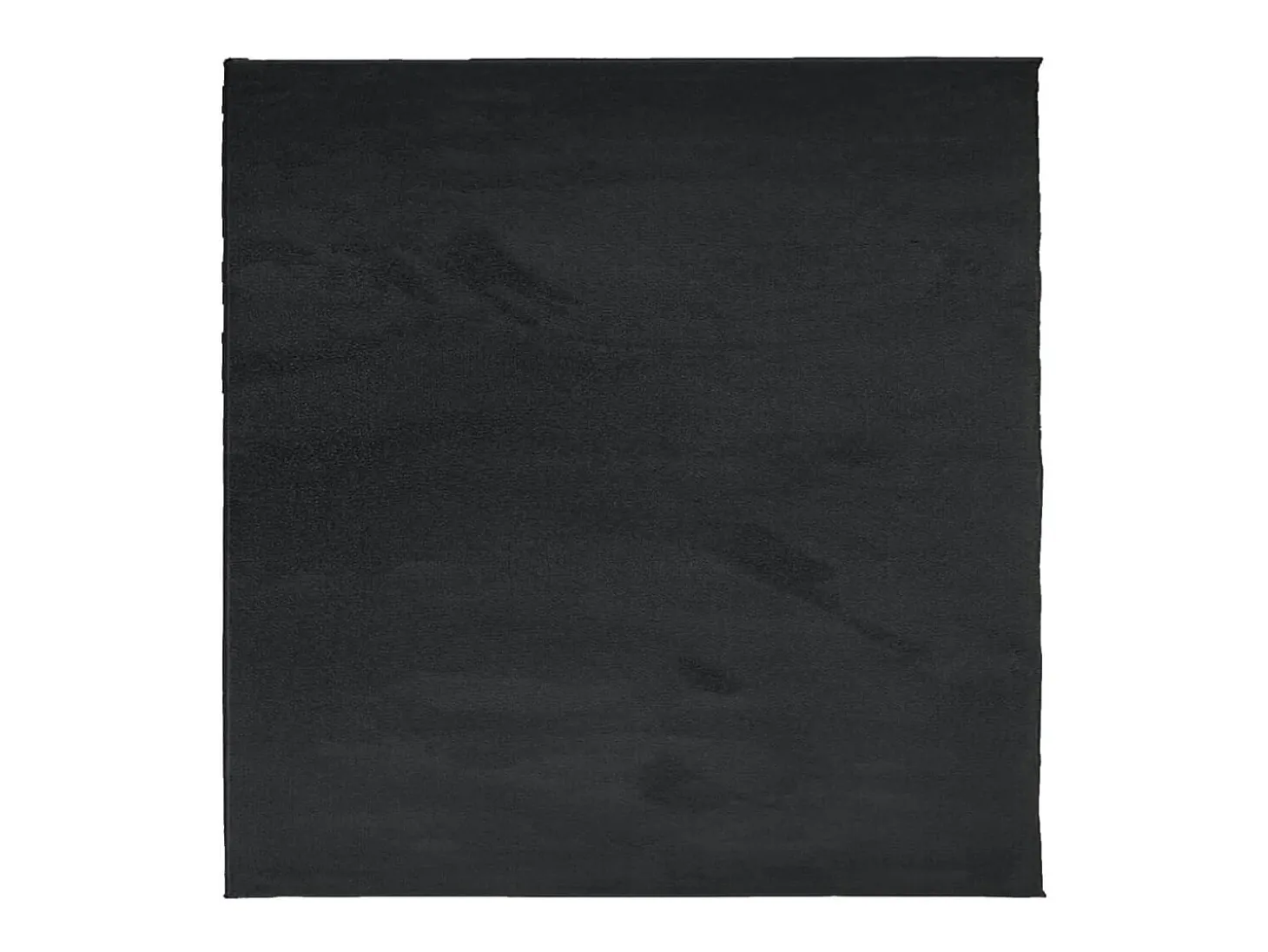 Alfombra de pelo corto OVIEDO negra 200x200 cm
