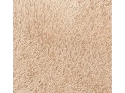 Alfombra de pelo largo beige NAVARRA 240x240 cm poliéster