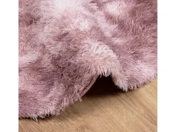 Alfombra de pelo largo NAVARRA rosa empolvado 160x160 cm